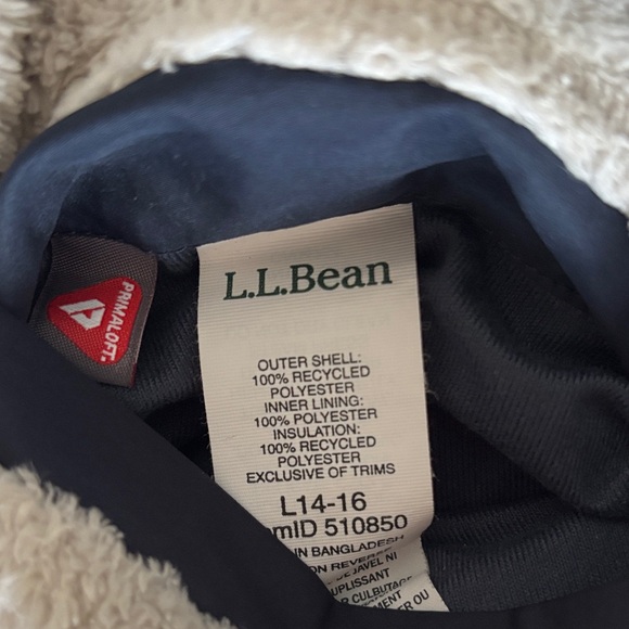 L.L. Bean Kids' reversible Fleece / puffer Hoodie - Picture 11 of 11